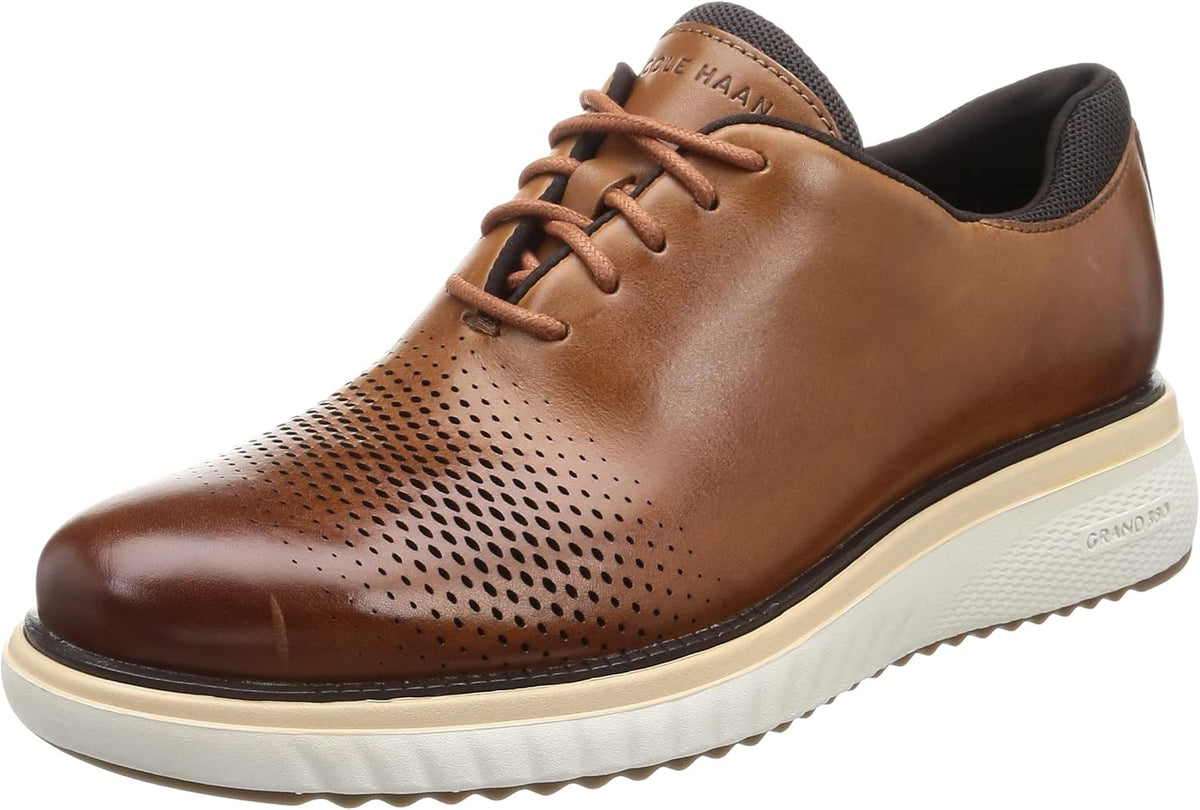 British Tan/Dark Roast/Brazilian Sand Wing Oxford P7182