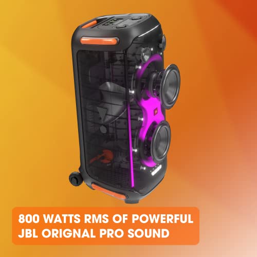 Black Party Speaker with Handle Wheels D6212
