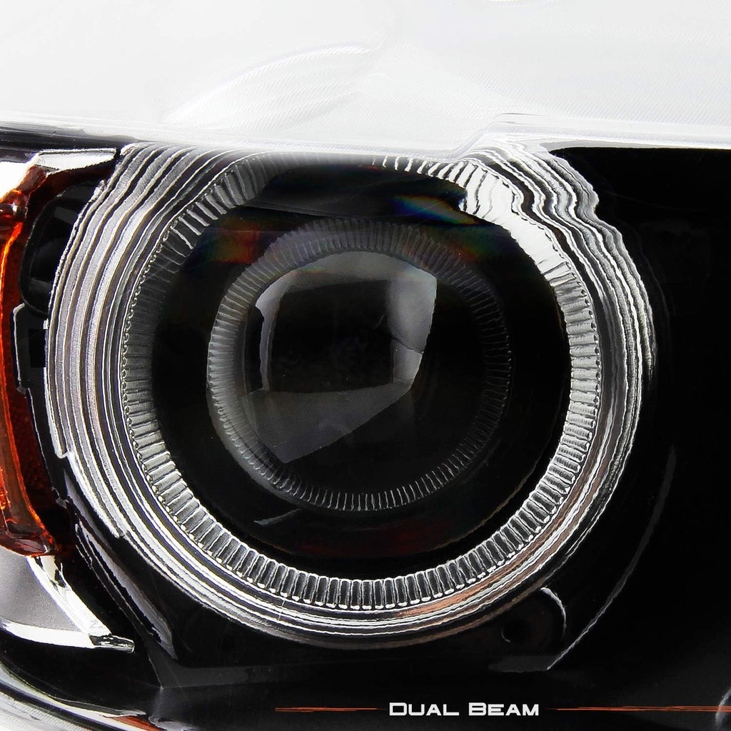 Passenger Right Side Black LED Tube Projector Headlight I282991