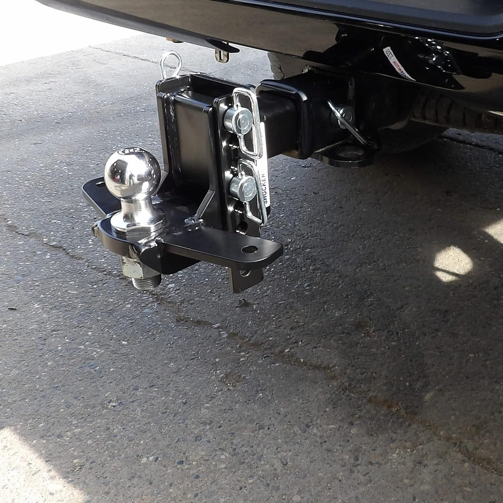 Drop Ball Mount with Sway Control Tabs, 12,000 lbs, Fits 3" Hitch, 2" Ball N78116