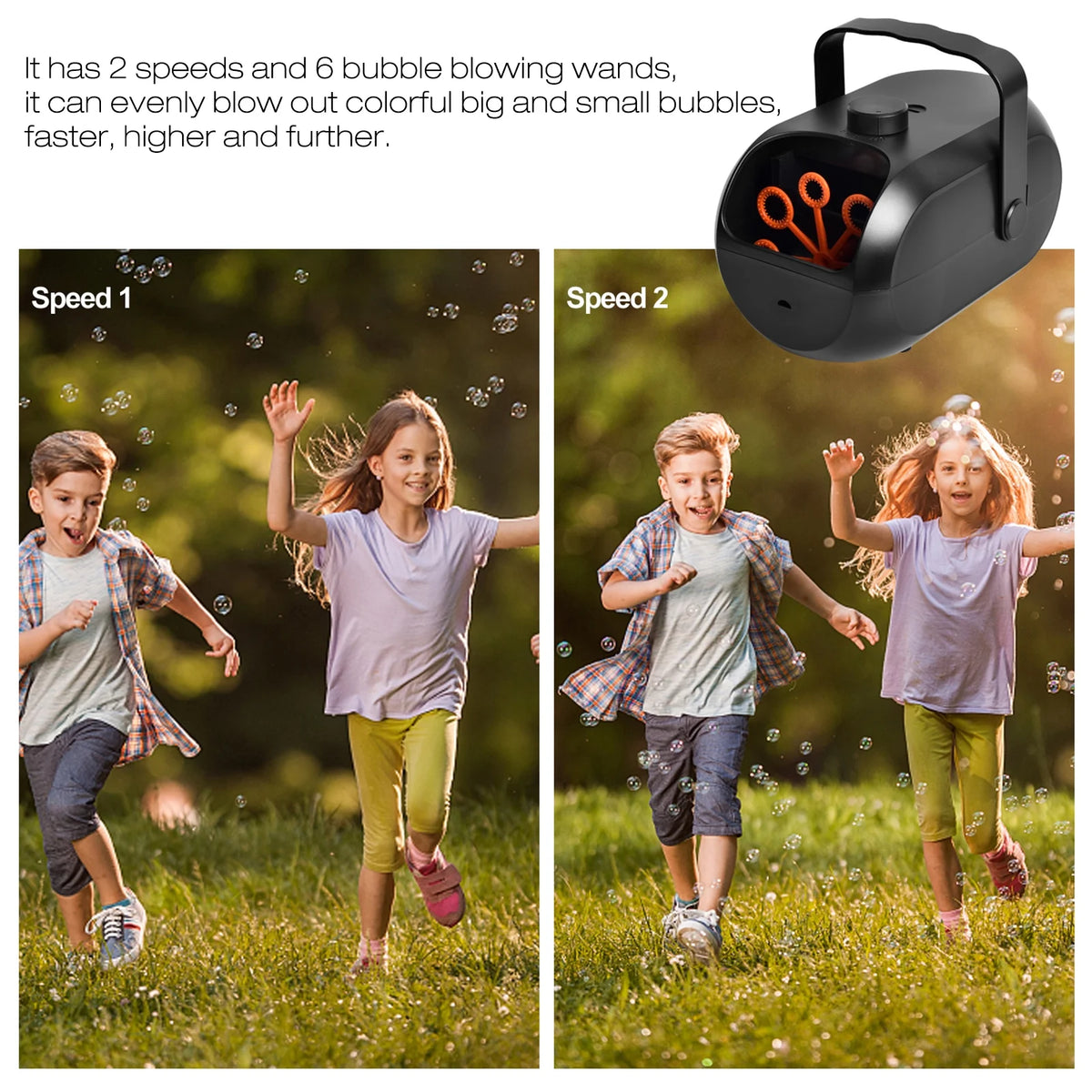 Portable Rechargeable Bubble Machine Q709356