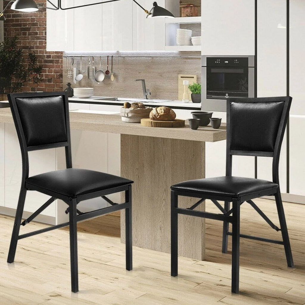 Set of 2 Metal Folding Dining Chair L3363