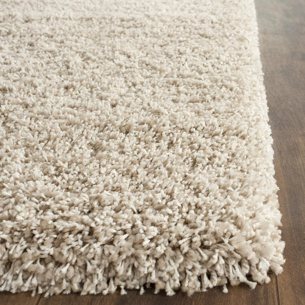 Beige Plush 2-inch Thick Runner S731