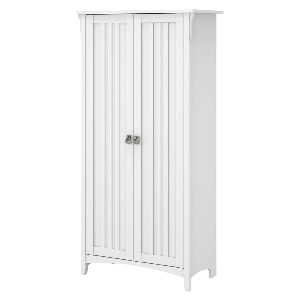 Brown Bathroom Storage Cabinet with Doors L906