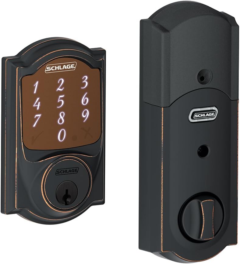 Matte Black Smart Deadbolt L241