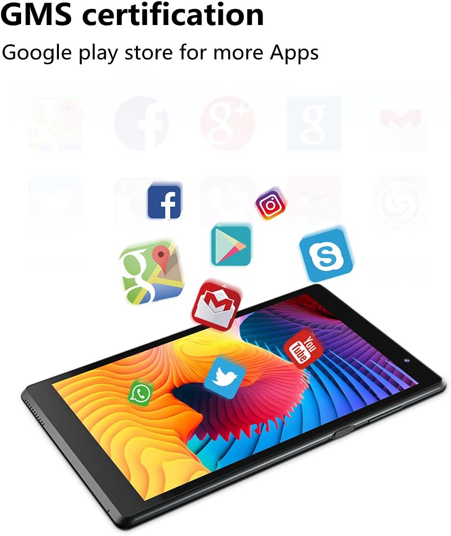 2 Pack Black 8 inch Android Tablet 2GB RAM 32GB M990172