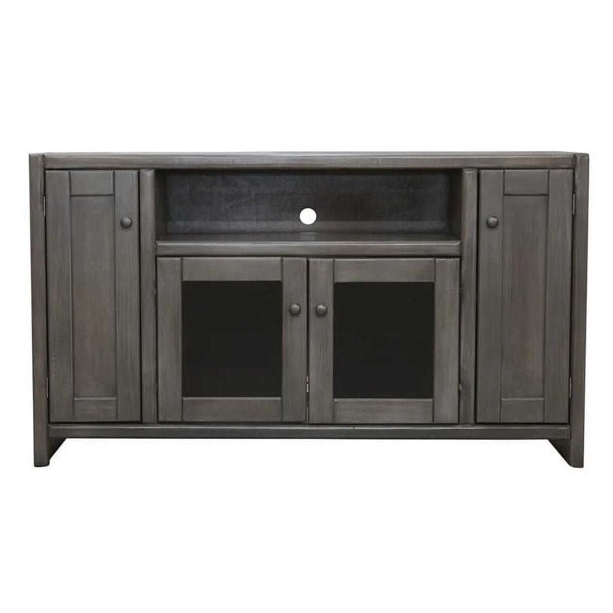 Yellow 55 in. Poplar Contemporary TV Stand H82439