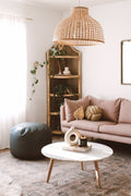 Currant Circle Pouf X9034