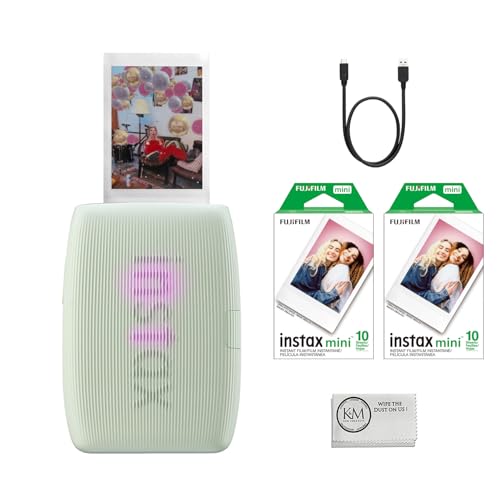 Sage Green Smartphone Printer with Instant Film N108203