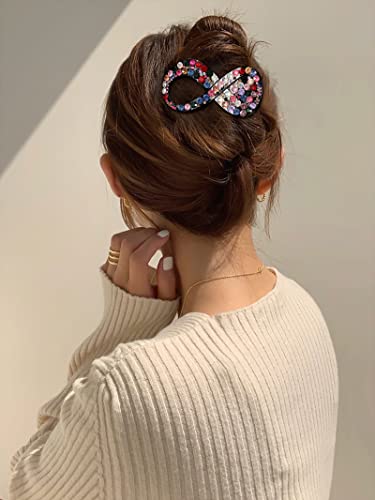 6Pcs Flat Hair Claws Strong Hold No Slip Grip Hair Claw Clips V278070