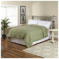 Double-Fill Down Alternative Comforter Full Sage G84006