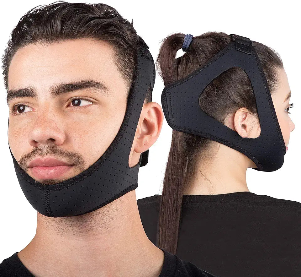 Anti Snoring Chin Strap with Adjustable Hook 'N Loop Strap A810158