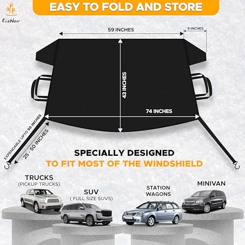 X-Large 600D Oxford Windshield Cover G74666