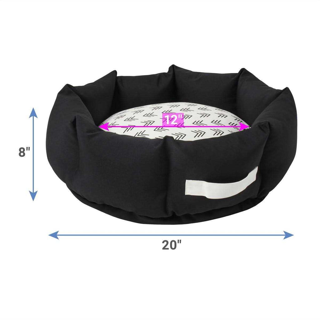 Indoor/Outdoor Bolster Cat & Dog Bed U4288
