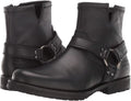 Black Harness Side Zipper Boots K567630