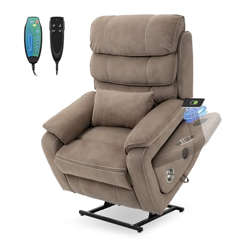 4 Motor Power Lift Recliner Chair with Massage Heat G3790