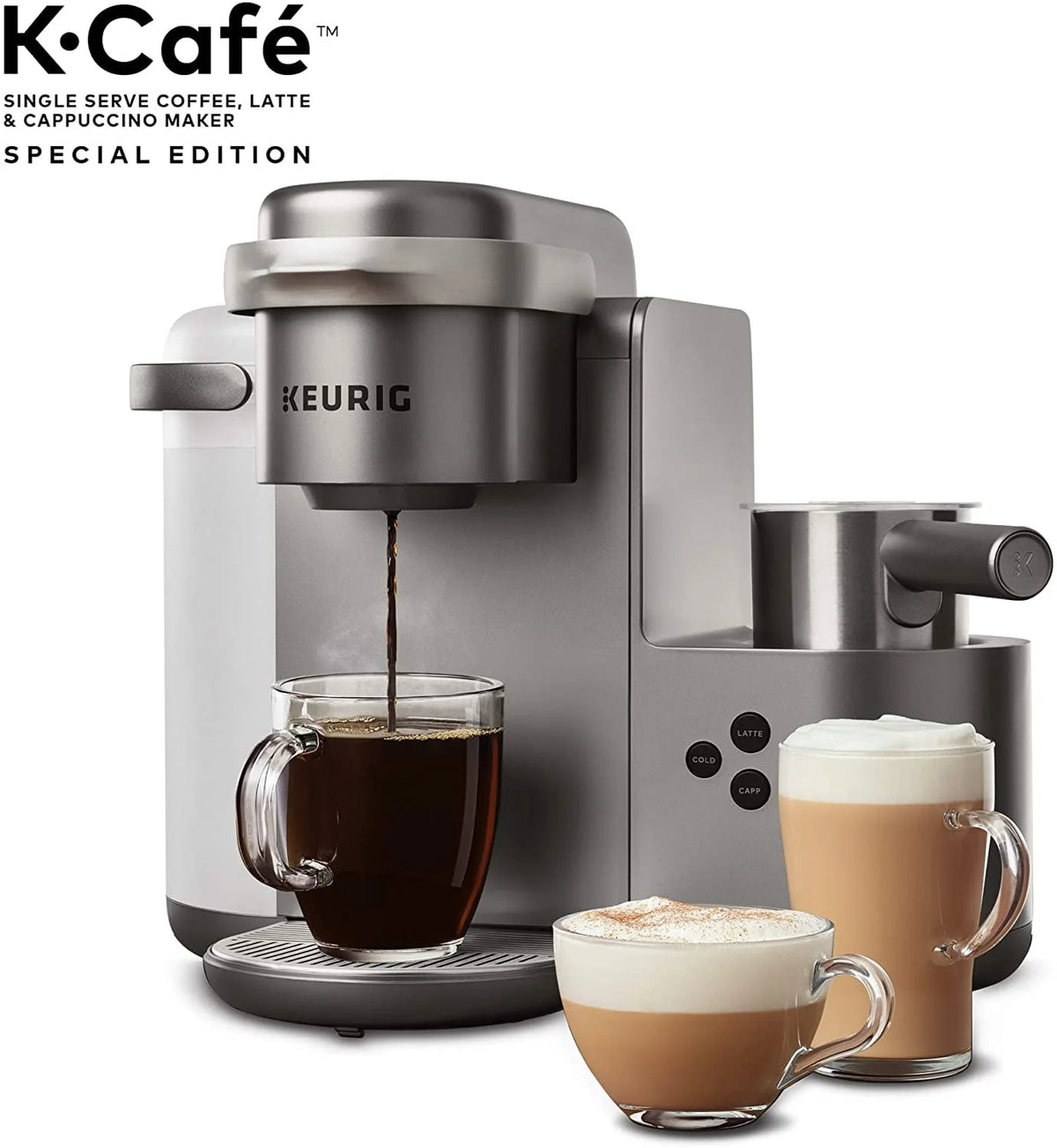 Single Serve Coffee Maker with Milk Frother X819