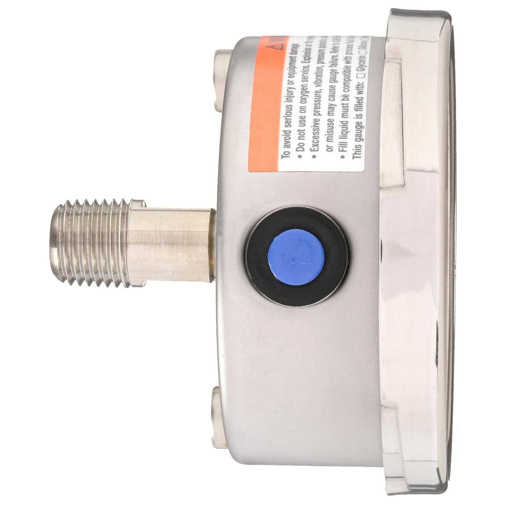 Compound Gauge, 30 HG to 30 Psi, 2-1/2In N76458