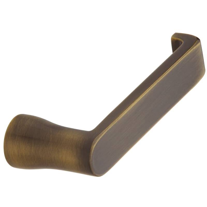 Satin Brass and Black Pair of Levers L657524