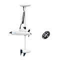 White 12V 55LBS 48inch Electric Bow Mount Trolling Motor with Remote Control L520648