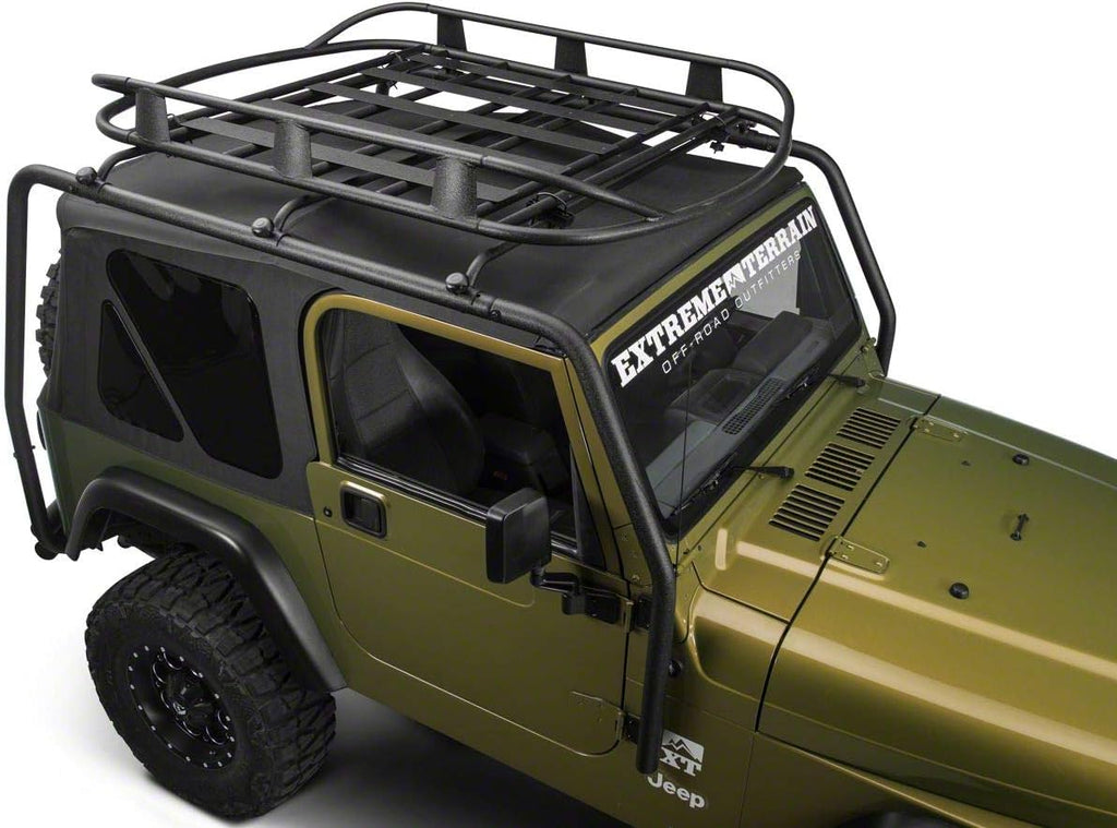 Textured Black Roof Rack Basket T291