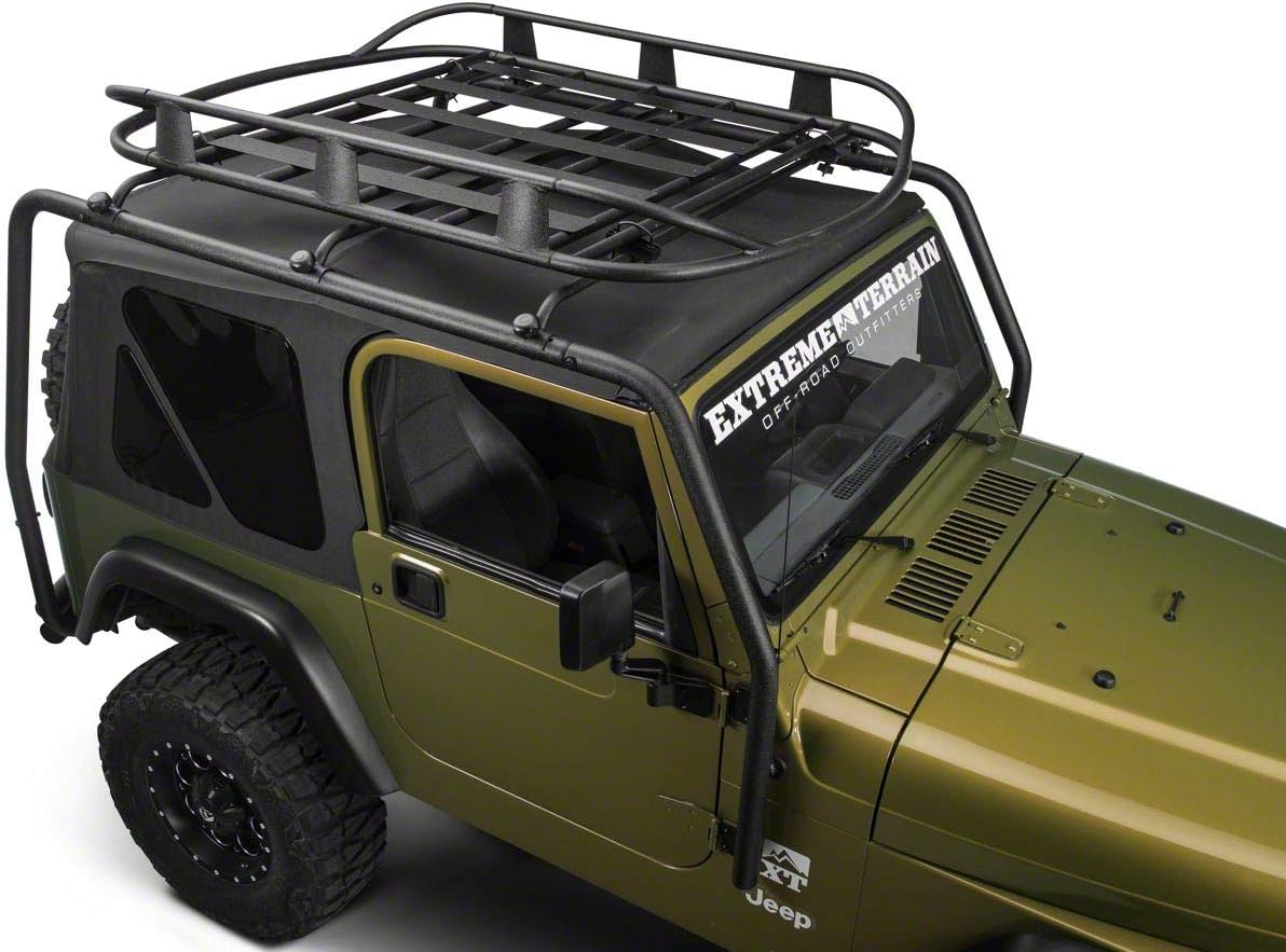 Textured Black Roof Rack Basket T291
