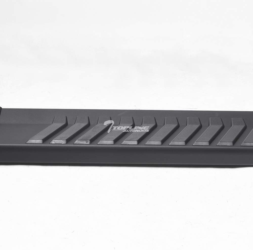 Matte Black Aluminum Side Step Rail Running Boards G398010