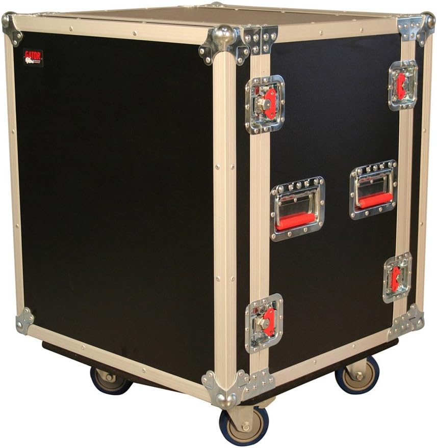 14U Audio Road Rack with Heavy-Duty Casters S268