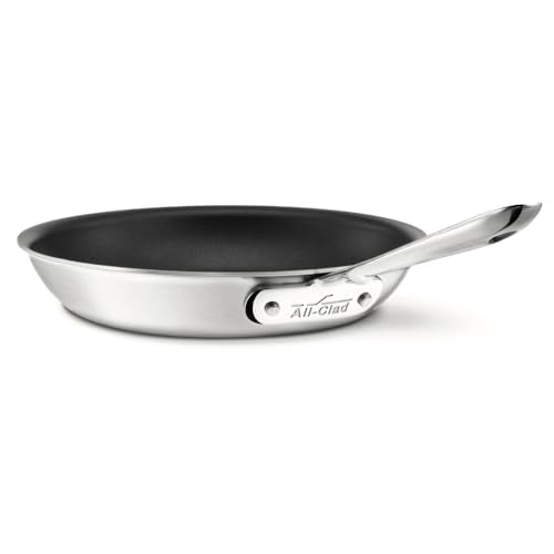 5-Ply Brushed Stainless Steel Fry Pan 8 Inch R6514