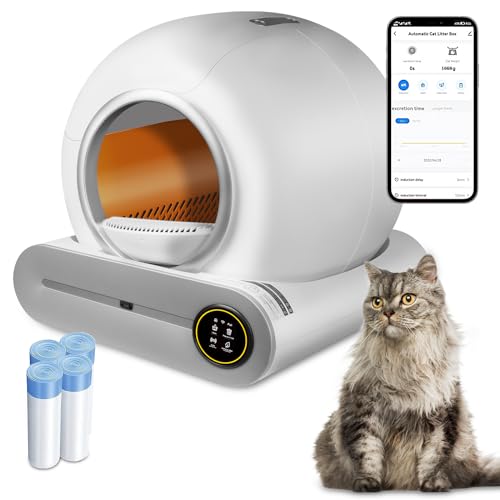 65L+9L Extra Large Automatic Self Cleaning Cat Litter Box H418