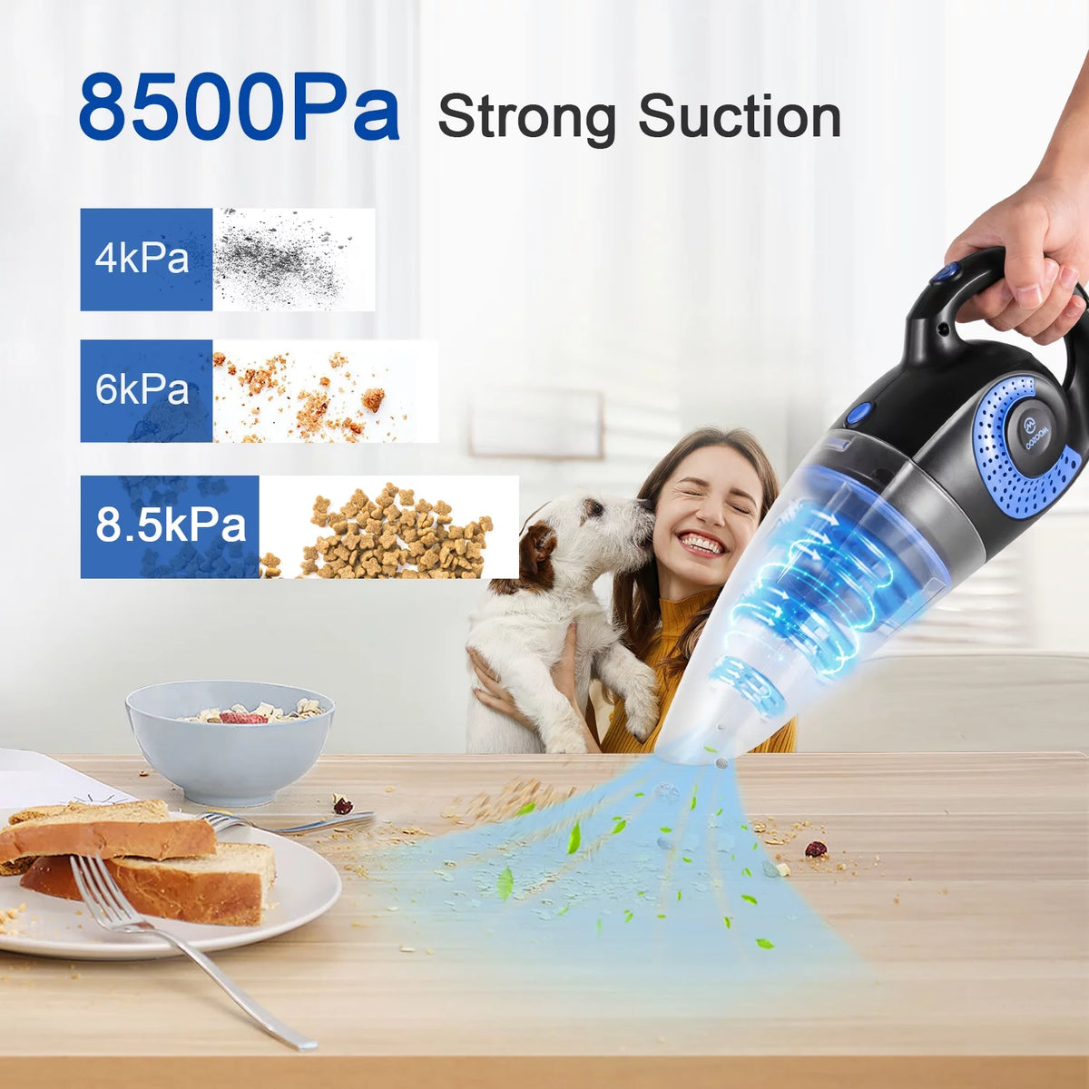 Cordless Wet Dry Handheld Vacuum E3410
