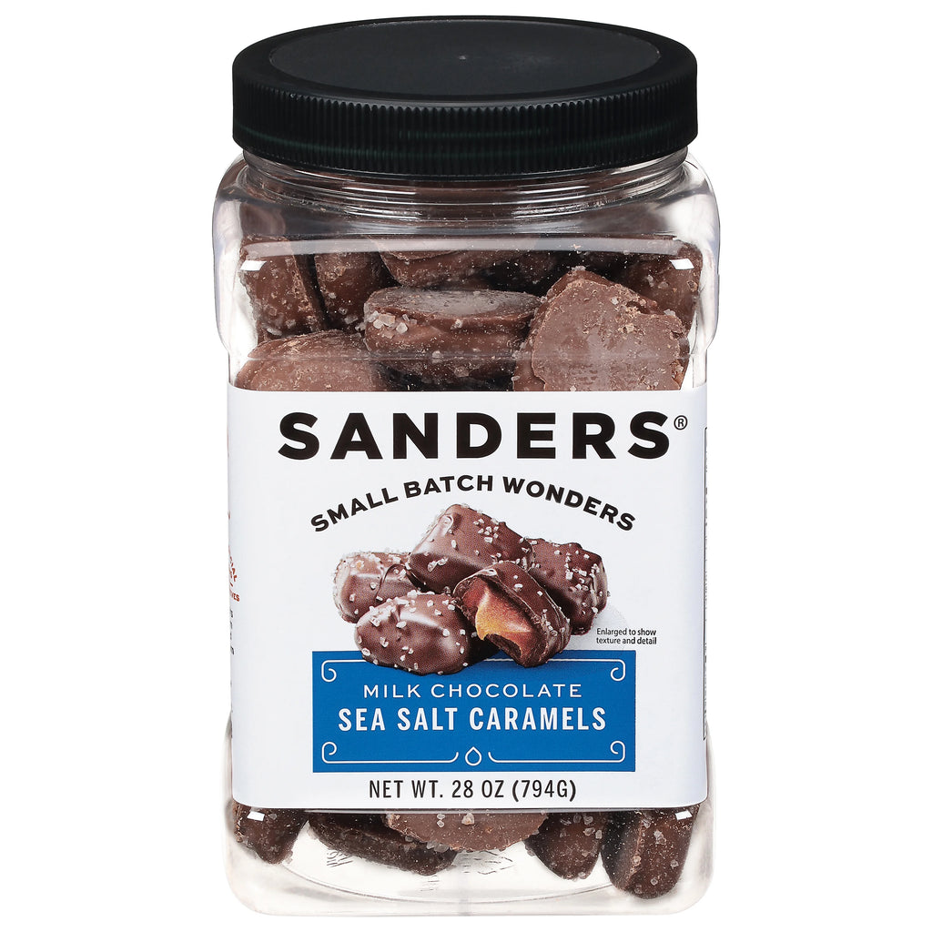 Milk Chocolate Sea Salt Caramels, 28 oz. B895