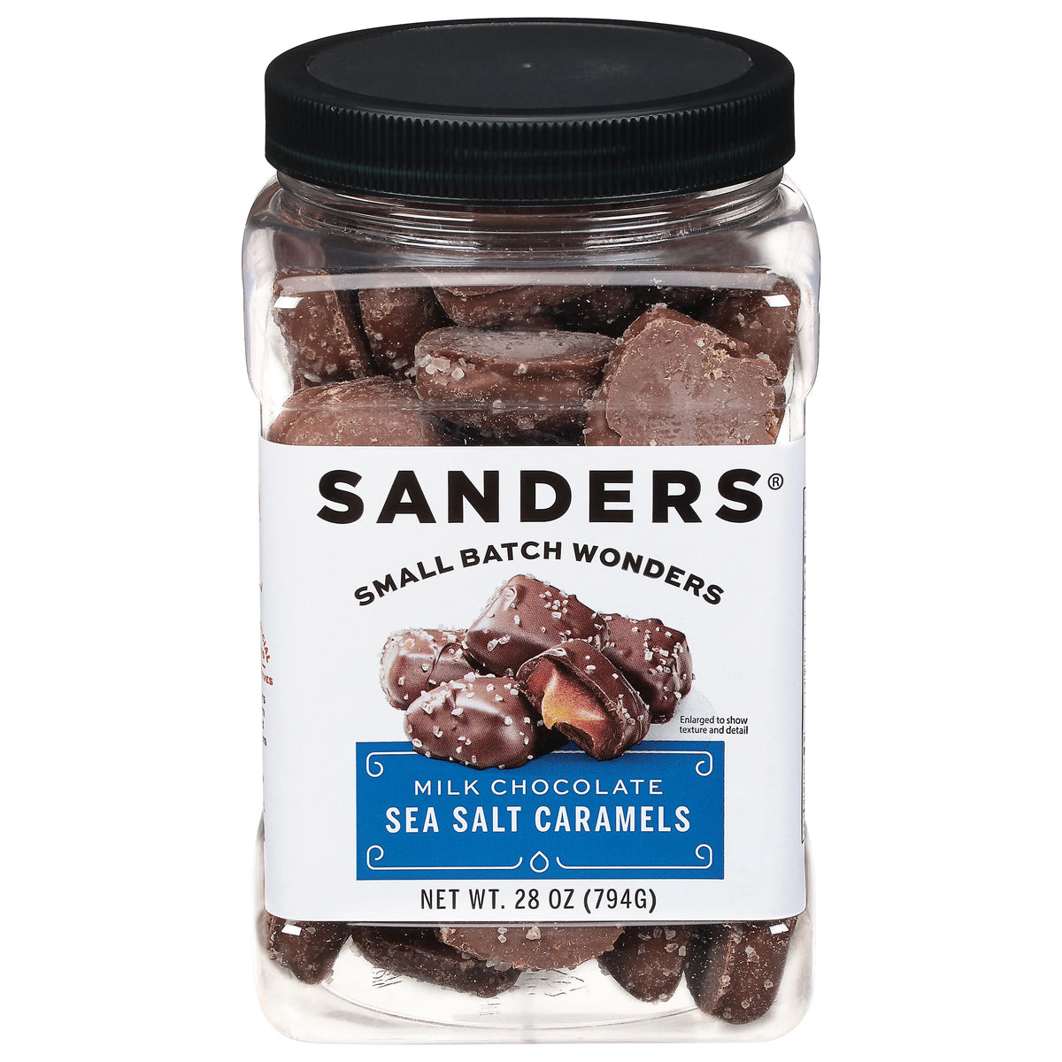 Milk Chocolate Sea Salt Caramels, 28 oz. B895