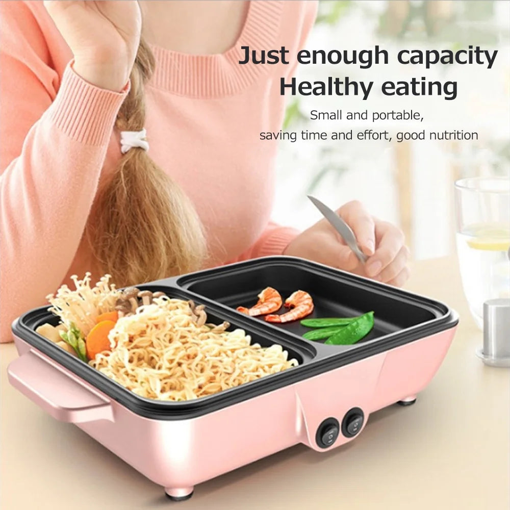 Electric Grill Pan 2L 1200W Barbecue Machine P593