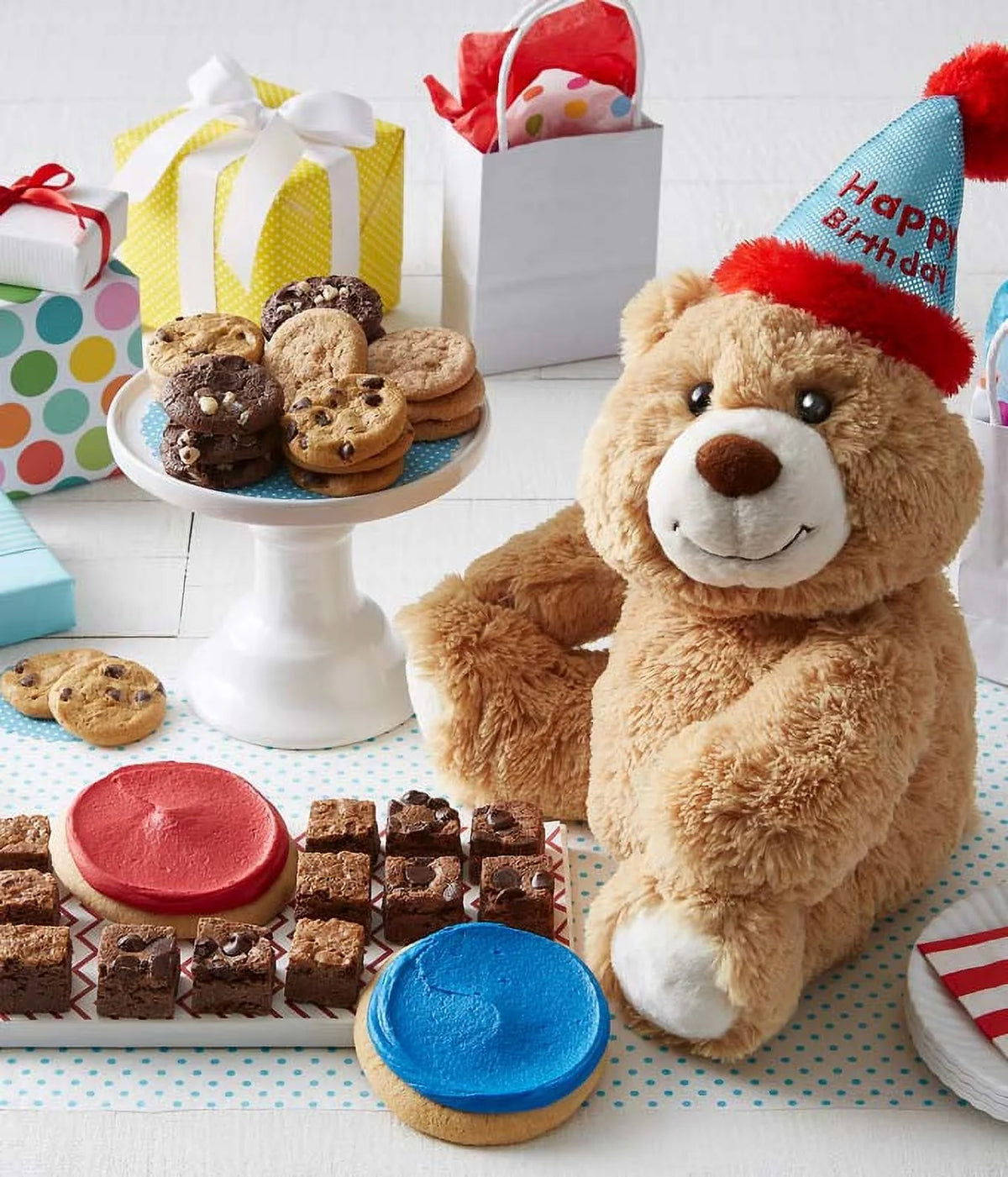 Happy Birthday Bear & Baked Goods J952620