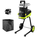 15-Amp Wood Chipper Shredder 2800W 1.77-Inch Leaf Mulcher with 50L Bag O74207