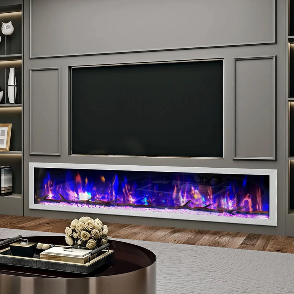 82.50 Inch Electric Wall Fireplace C978