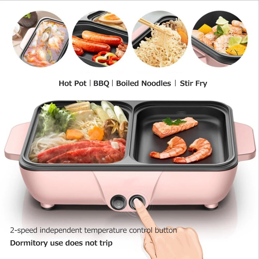 Electric Grill Pan 2L 1200W Barbecue Machine P593