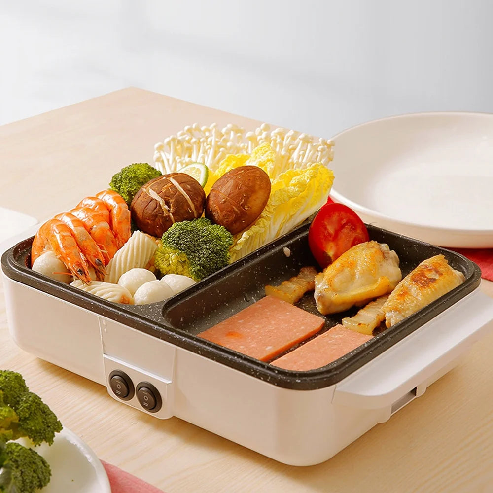 Electric Grill Pan 2L 1200W Barbecue Machine P593
