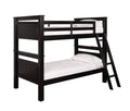 Twin Bunk Bed in Black K22323