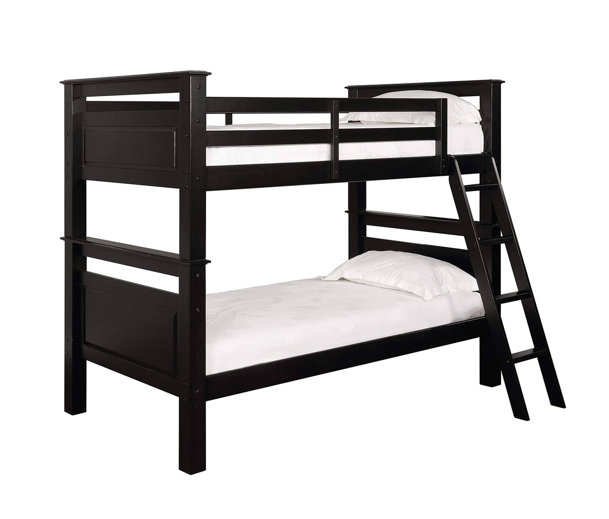 Twin Bunk Bed in Black K22323