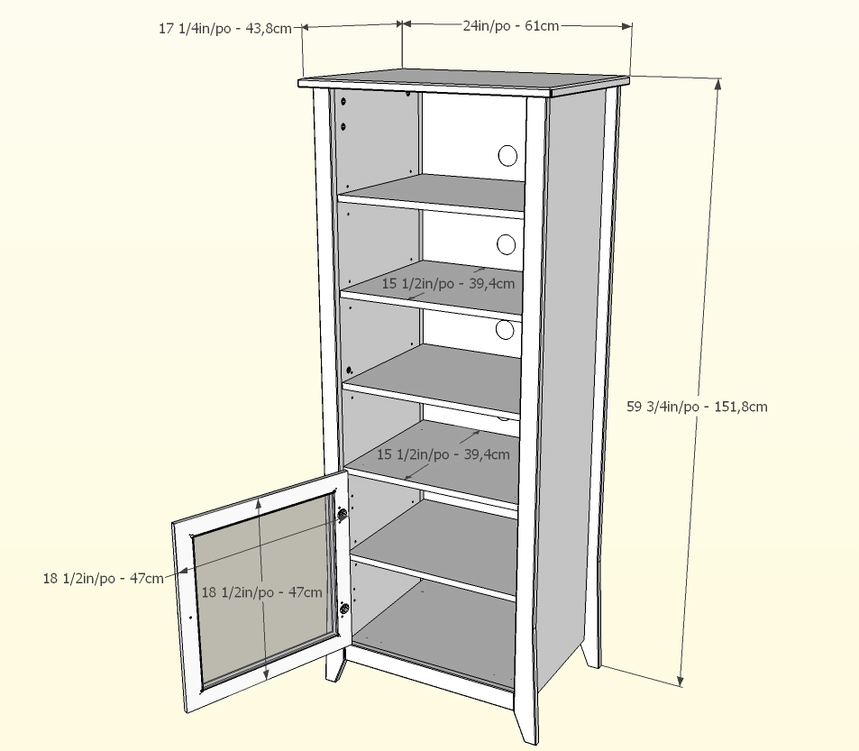 Tuxedo Black Curio Cabinet I95343