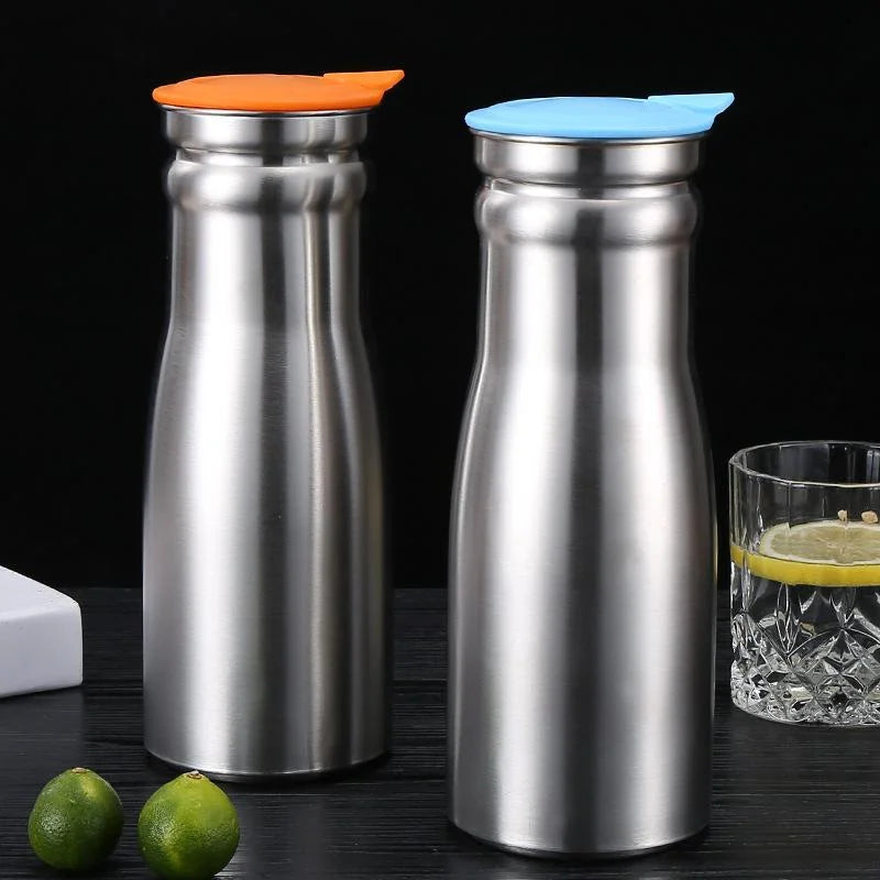 Stainless Steel Bottle with Lid Jug K1286