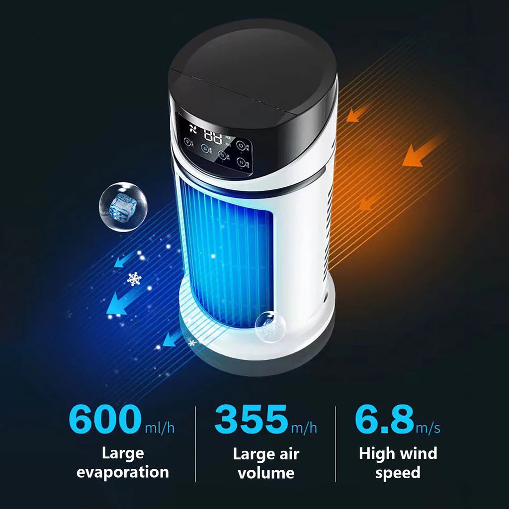 Electric Fan USB Multi-function Timing Air Cooler E71266
