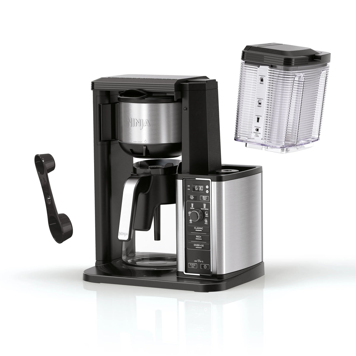Single Serve Coffee Maker with Glass Carafe B344