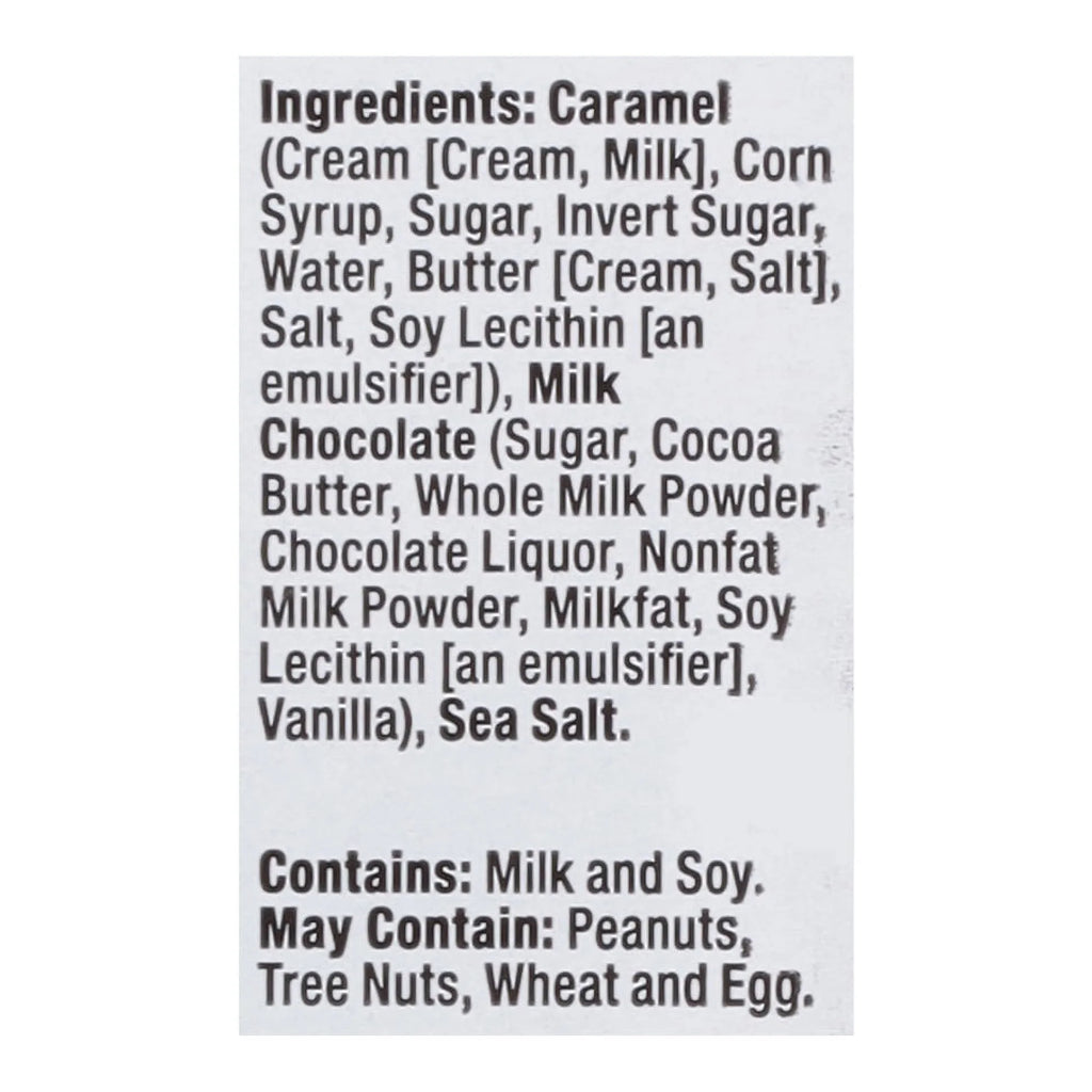 Milk Chocolate Sea Salt Caramels, 28 oz. B895