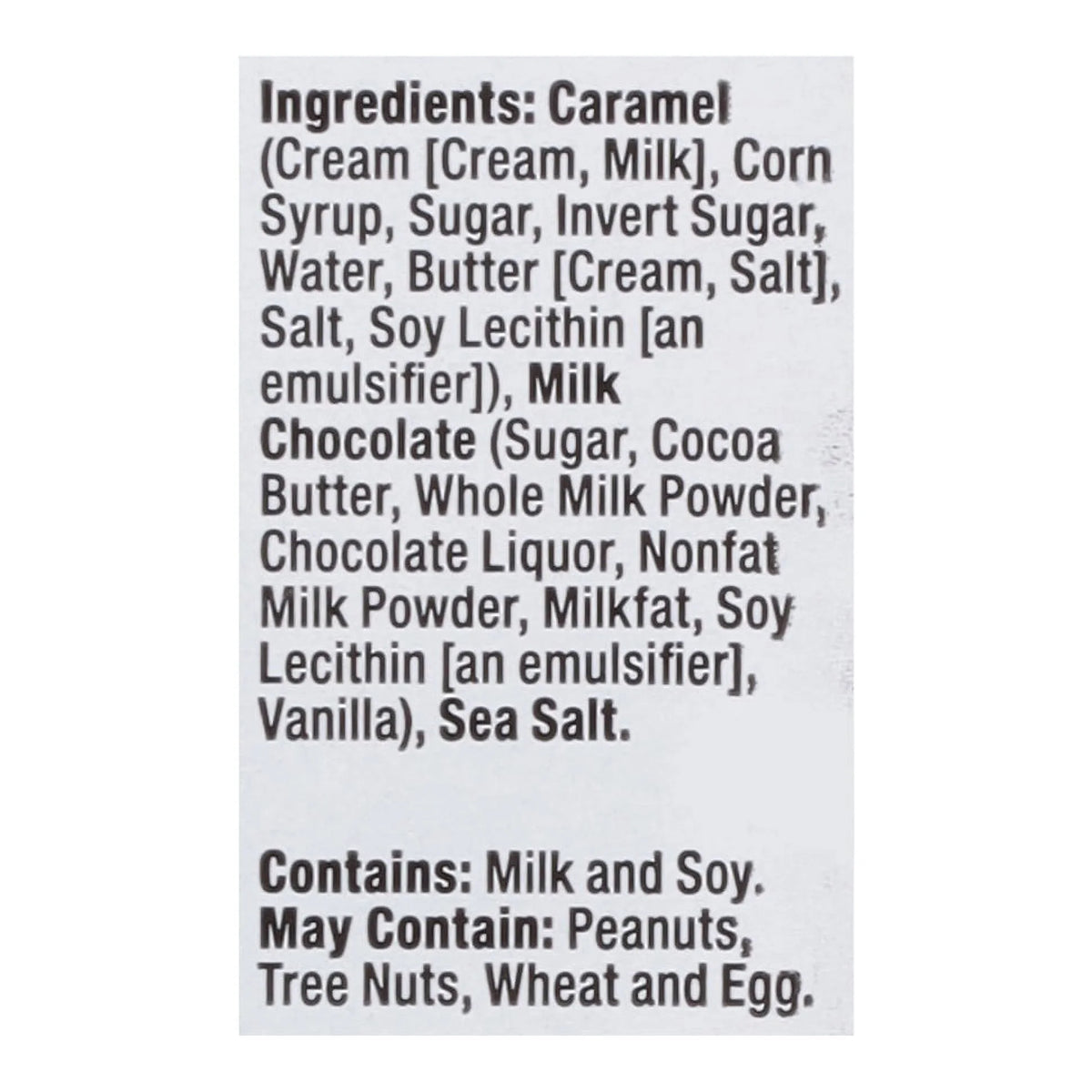 Milk Chocolate Sea Salt Caramels, 28 oz. B895