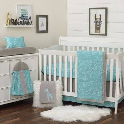 8 Piece Crib Bedding Set N855