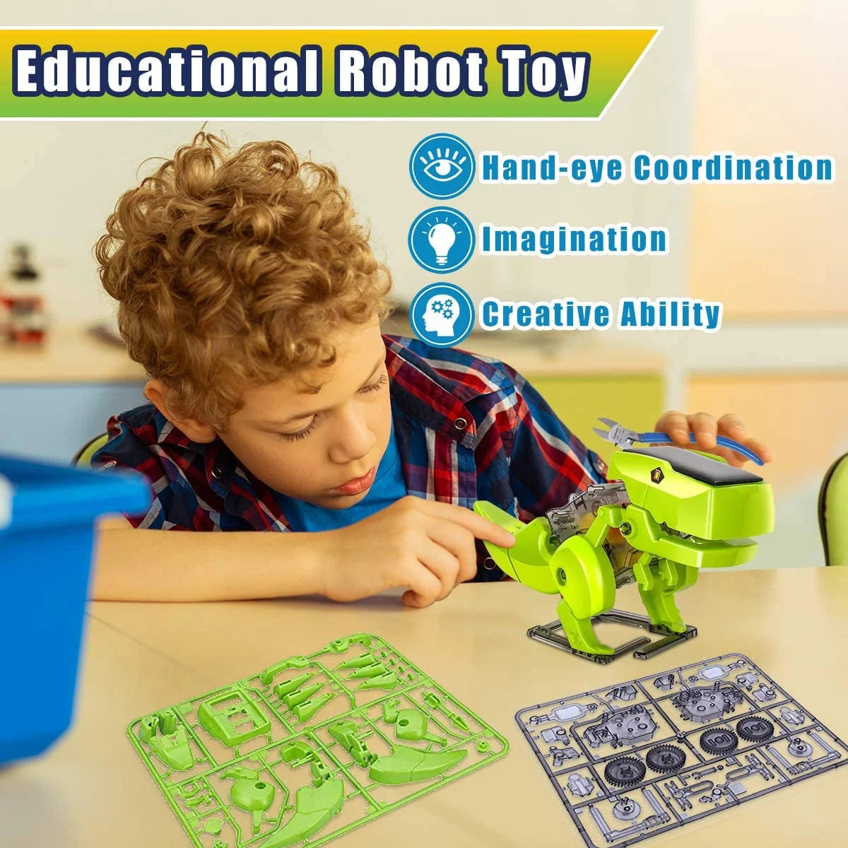 Solar Robot Kit 3-in-1 STEM Projects Robot Kit V61518