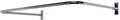 Polished Chrome U Shaped Shower Rod X11025